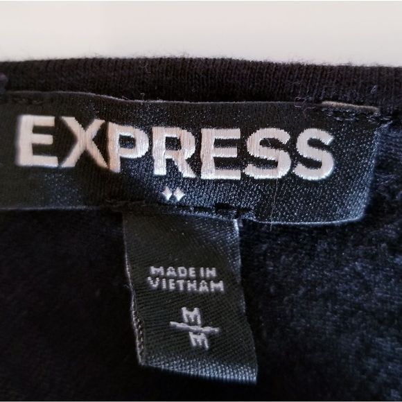 EXPRESS Hi-low Dress Aztec Design in Sequins SZ M - Picture 6 of 8